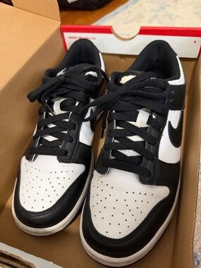 Nike Panda Black/White Low-Top Sneakers